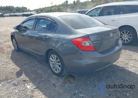 2012 Honda Civic Ex from USA, damaged, VIN 19XFB2F8XCE335985